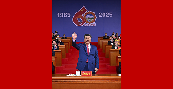 西藏自治区成立60周年庆祝大会隆重举行