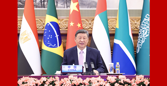 习近平出席金砖国家领导人线上峰会并发表重要讲话