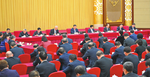 习近平看望参加政协会议的农工党九三学社医药卫生界社会福利和社会保障界委员