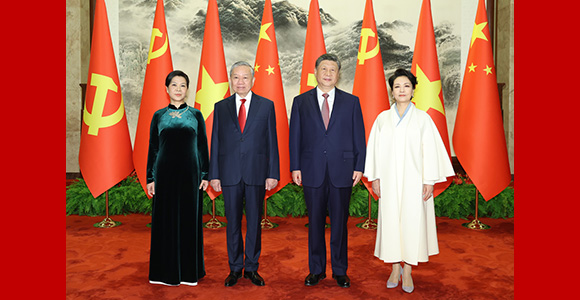 习近平同越共中央总书记、国家主席苏林举行会谈