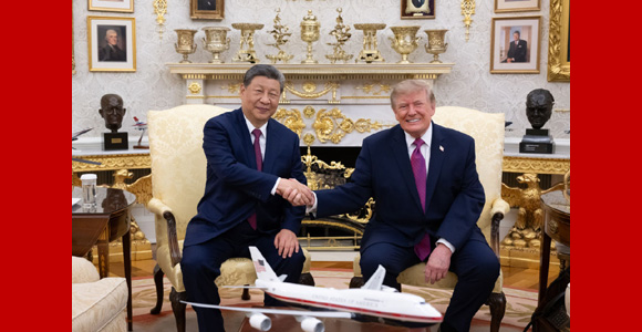 习近平同美国总统特朗普会谈